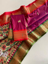 Pichwai Soft Silk Paithani Saree